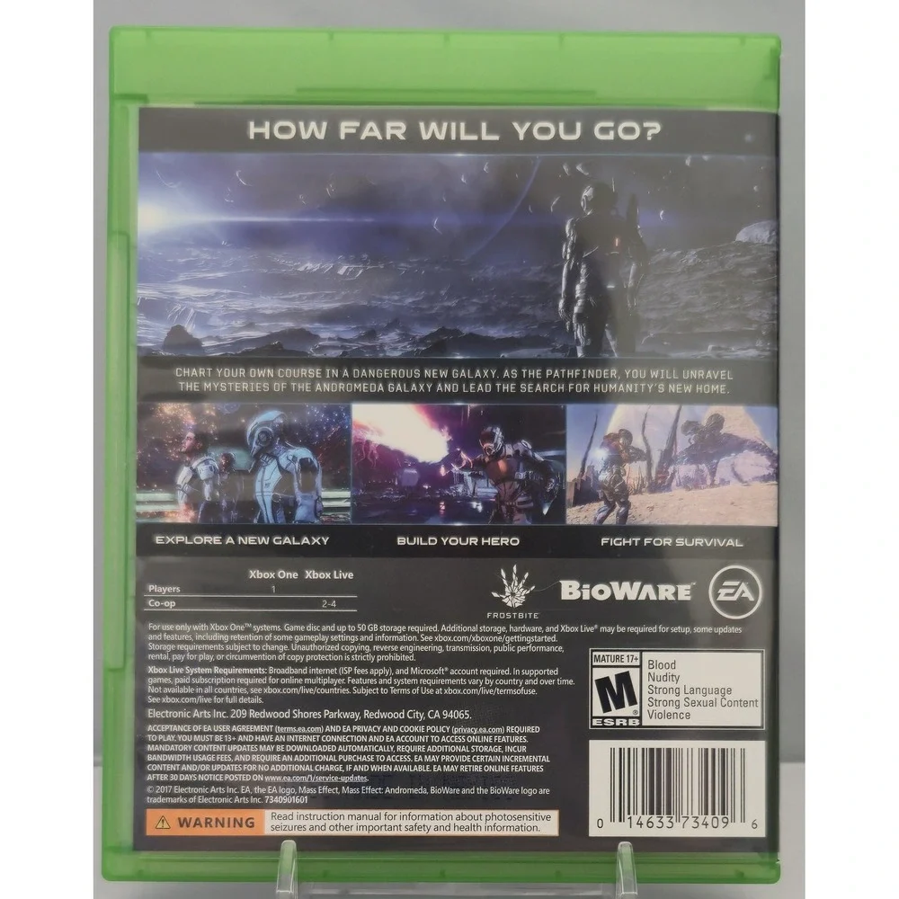 EA Mass Effect Andromeda (2017) Xbox One Video Game - CIB With Inserts - Tested